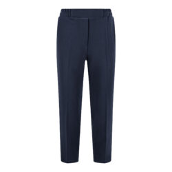 Broek met elastische band | marine