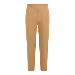 Broek met elastische band | camel