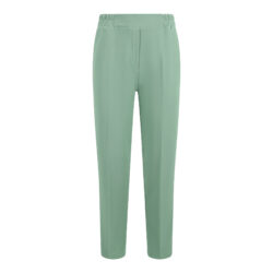 Broek met elastische band | vert d'eau