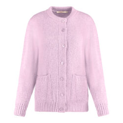 Gilet bouclet met zakken | lila