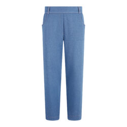 Broek jeans look met elastische band | lichte jeans